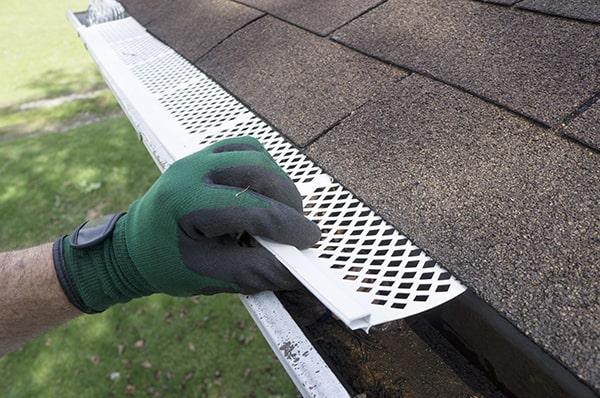 gutter guards can be installed on most types of gutters to provide protection from debris