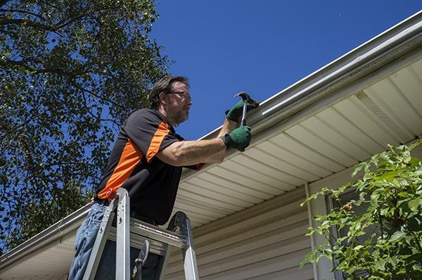 gutter repair ideally, gutters should be inspected and cleaned at least twice a year